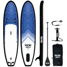 Load image into Gallery viewer, Ionic All Water - Mosaic Blue - 10’6 Inflatable Paddle Board Package - Boards