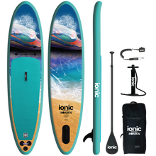 Load image into Gallery viewer, Ionic All Water - Teal Wave - 11’0 Inflatable Paddle Board Package - Boards