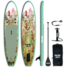 Load image into Gallery viewer, Ionic Yoga - Green Lotus - 10’6 Inflatable Paddle Board Package - Boards
