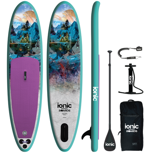 Ionic All Water - Teal Mountain - 11’0 Inflatable Paddle Board Package - Boards