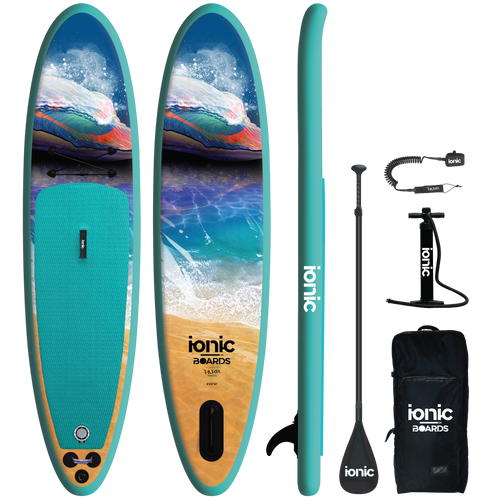 Ionic All Water - Teal Wave - 11’0 Inflatable Paddle Board Package - Boards