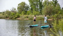 Load image into Gallery viewer, Ionic All Water - Teal Wave - 11’0 Inflatable Paddle Board Package - Boards
