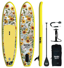 Load image into Gallery viewer, Ionic Yoga - Yellow Lotus - 10&#39;6  Inflatable Paddle Board Package
